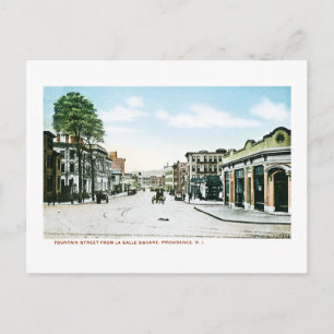 Carte Postale Fountain Street, Providence, Rhode Island
