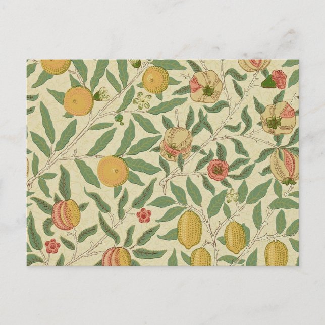 Carte Postale Four Fruit, William Morris (Devant)
