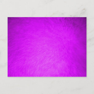 Carte Postale Fourrure rose
