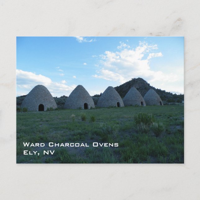 Carte Postale Fours à charbon de bois (Devant)