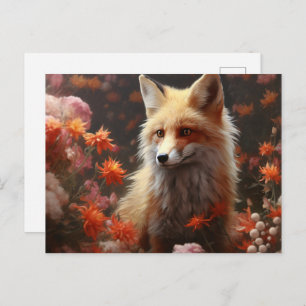 Carte Postale Fox 