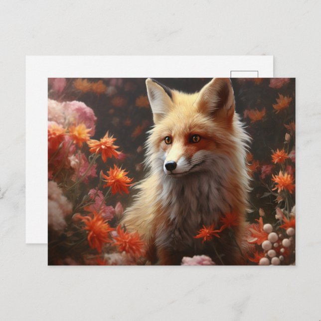 Carte Postale Fox  (Devant / Derrière)