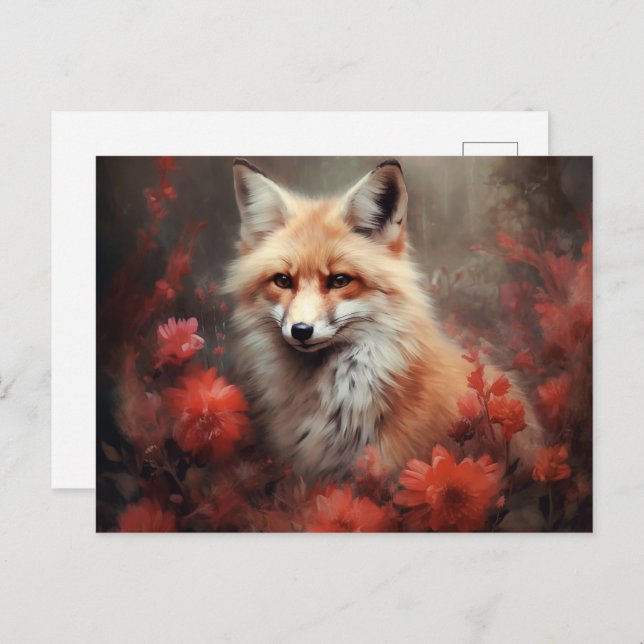 Carte Postale Fox  (Devant / Derrière)