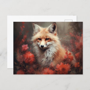 Carte Postale Fox 