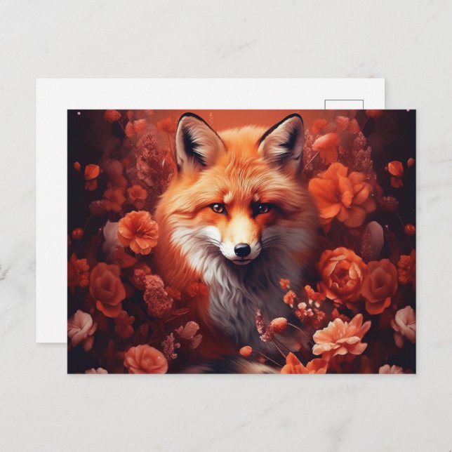 Carte Postale Fox  (Devant / Derrière)