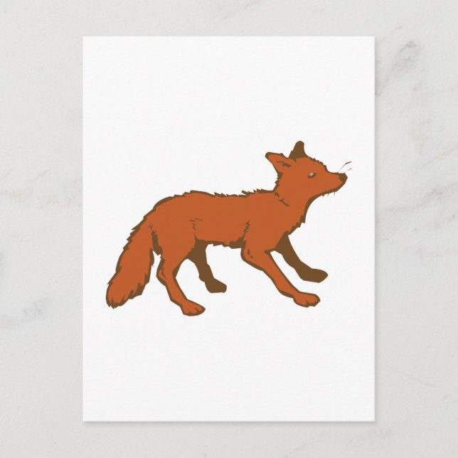 Carte Postale fox (Devant)
