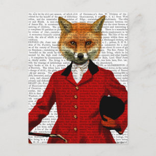 Carte Postale Fox Hunter 2 Portrait