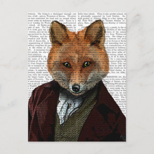 Carte Postale Fox Portrait 2