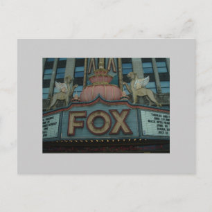Carte Postale Fox Theatre, Detroit, Michigan