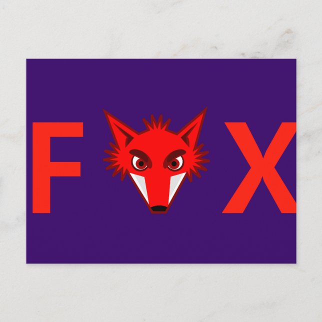 Carte Postale Foxy Fox (Devant)