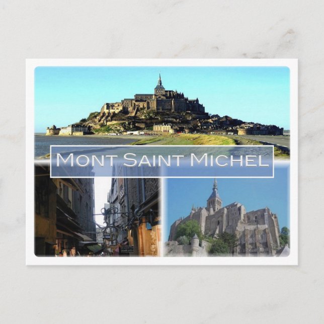 Carte Postale FR France - Normandie - Mont Saint Michel - (Devant)