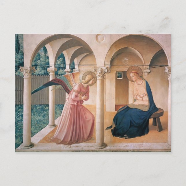 Carte Postale Fra Angelico - Annonciation (Devant)