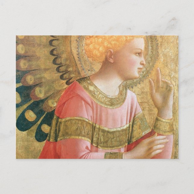 Carte Postale Fra Angelico - Archangel Gabriel Annunciate (Devant)