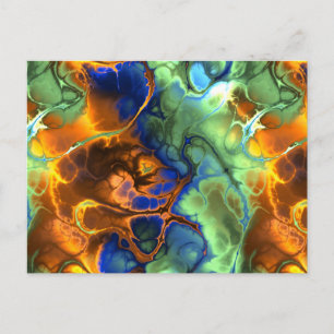 carte postale fractale spatiale