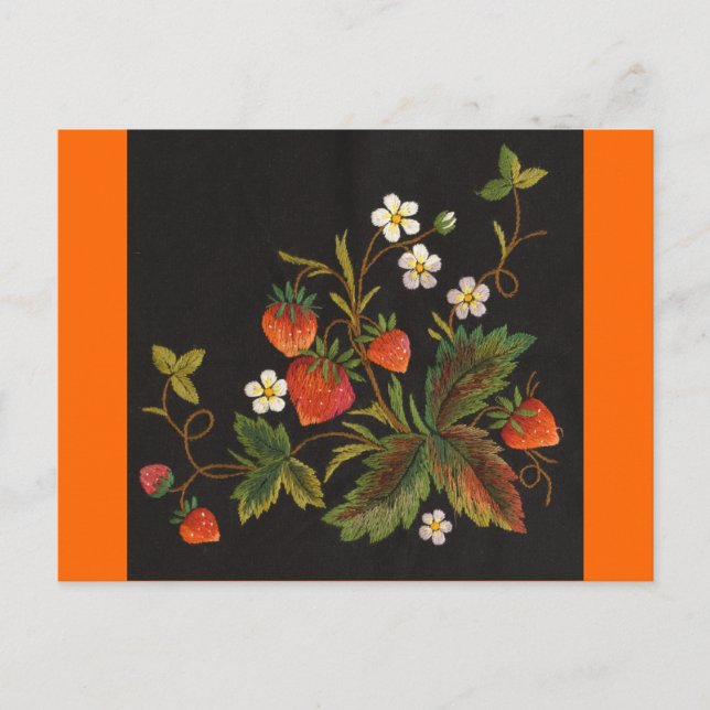 Carte Postale Fraise (Devant)