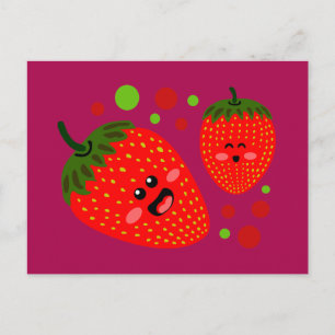 Carte Postale Fraises
