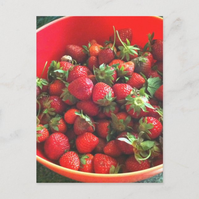 Carte Postale Fraises (Devant)