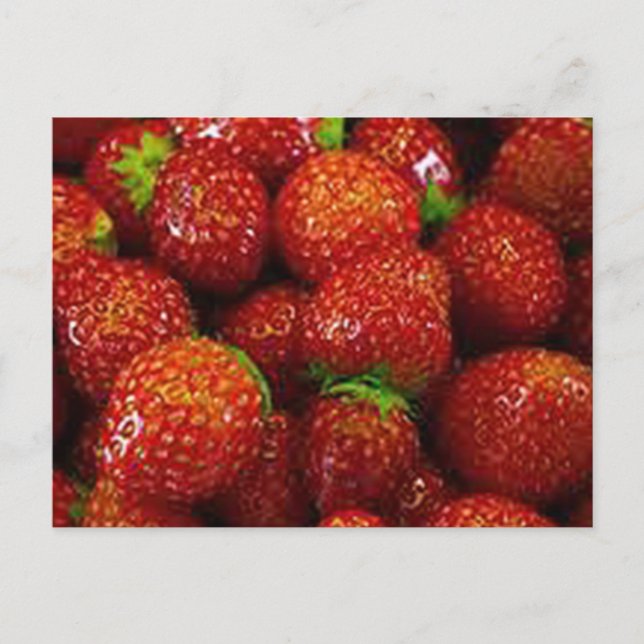 Carte Postale Fraises (Devant)