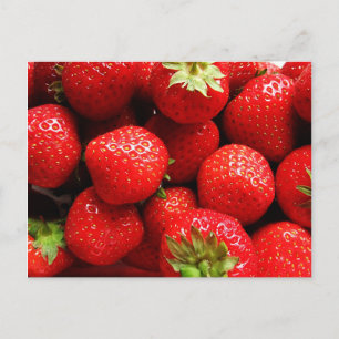 Carte Postale Fraises délicieuses