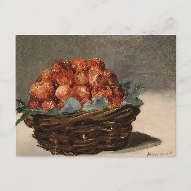 Carte Postale Fraises | Édouard Manet (Devant)