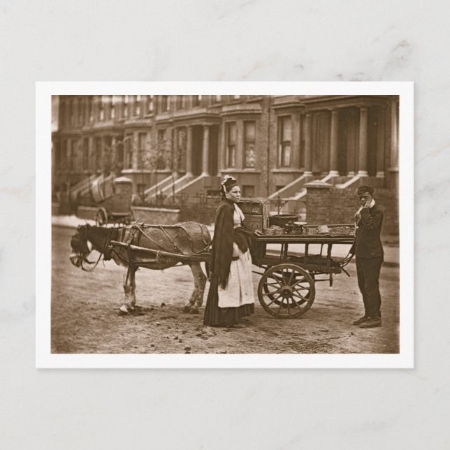 Carte Postale 'Fraises - toutes mûres, toutes mûres ! ', 1876-78 (Devant)