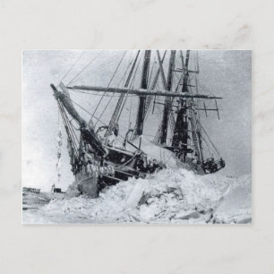 Carte Postale Fram, Nansen's ship, in polar ice