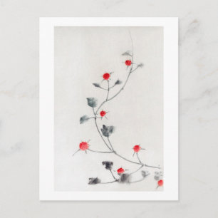 Carte Postale Framboise, Hokusai, Ukiyo-e