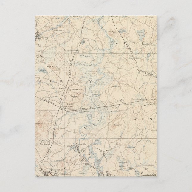 Carte Postale Framingham, Massachusetts (Devant)