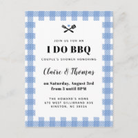 Français Bleu Pique-Nique Tissu Plaid I Do BBQ Inv