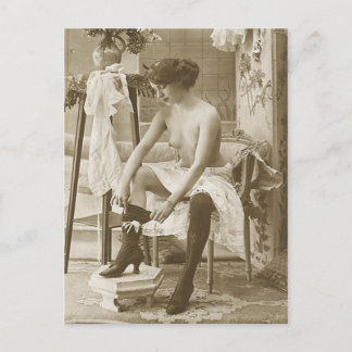 Carte postale française Nue Woman