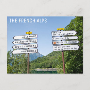 Carte Postale France Alpes françaises Sentier de randonnée Photo