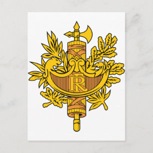 Carte Postale France Coat of Arms