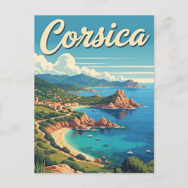 Carte Postale France Corsica Travel (Devant)