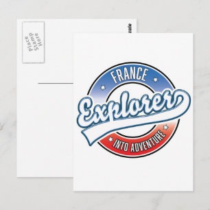 Carte Postale France explorateur dans l'aventure