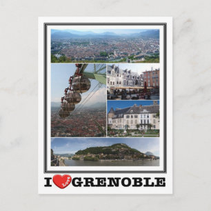 Carte Postale France - Grenoble - I Love -