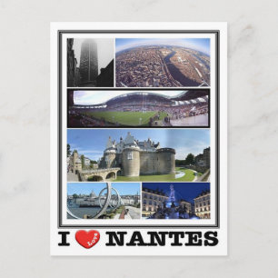 Carte Postale France - Nantes - I Love -