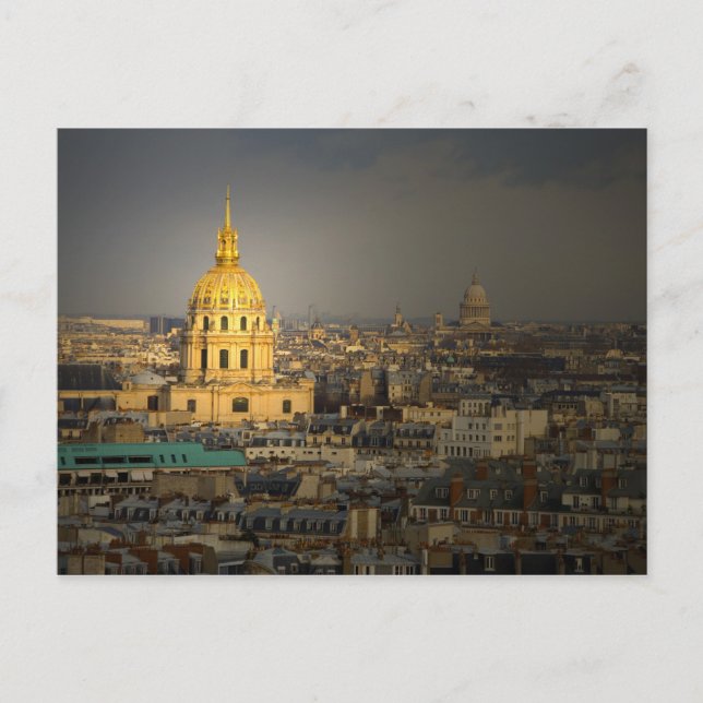 Carte Postale France, Paris. Les Invalides vues depuis (Devant)