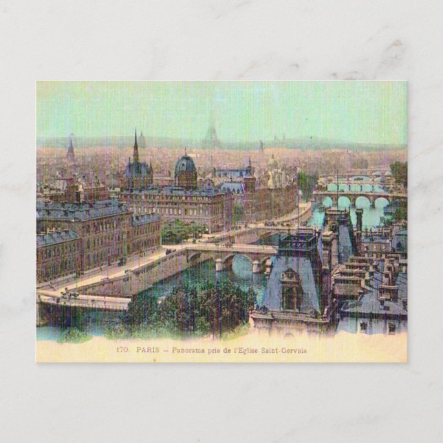 Carte Postale France, Paris, Seine (Devant)