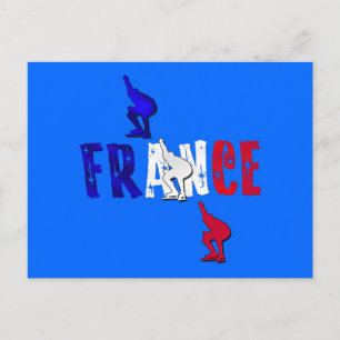 Carte Postale France patinage de vitesse patineurs cadeaux de pa