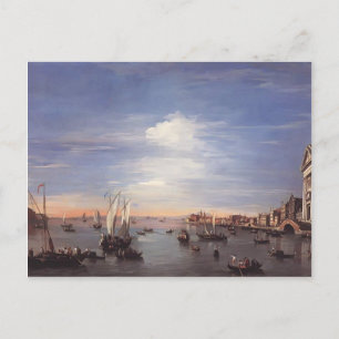Carte Postale Francesco Guardi- Le Canal de la Giudecca avec Zat