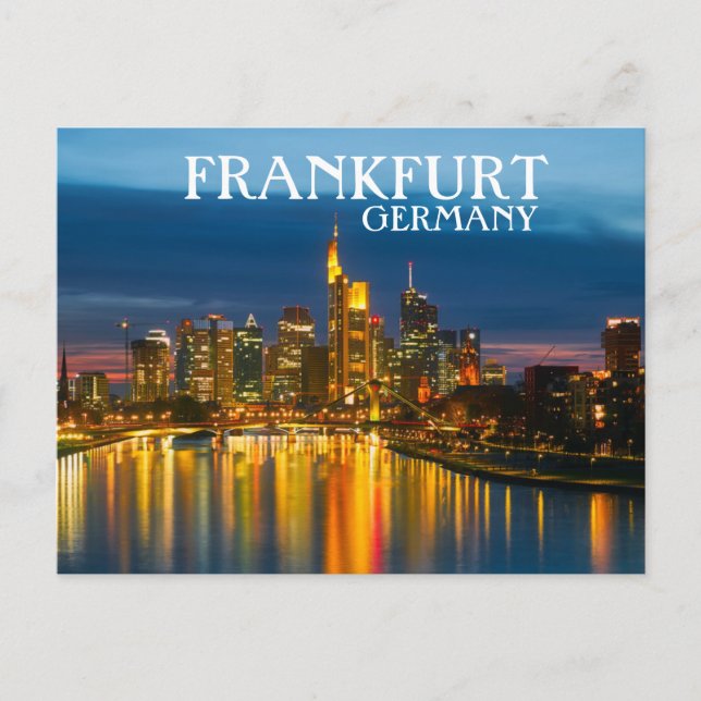 Carte Postale Francfort Allemagne (Devant)
