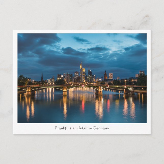 Carte Postale Francfort Allemagne (Devant)