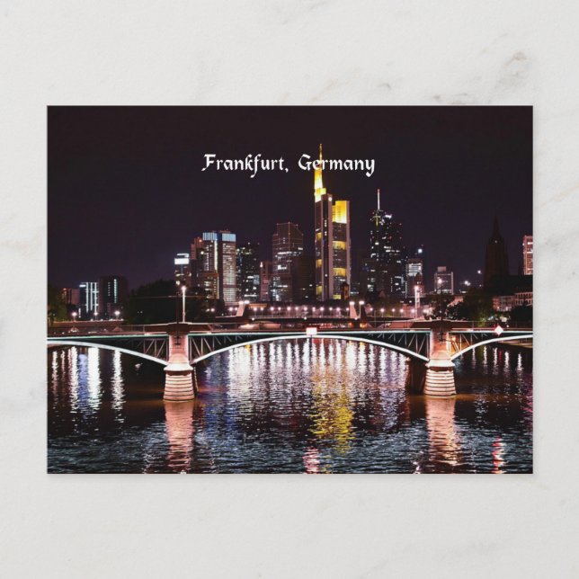 Carte Postale Francfort, Allemagne (Devant)