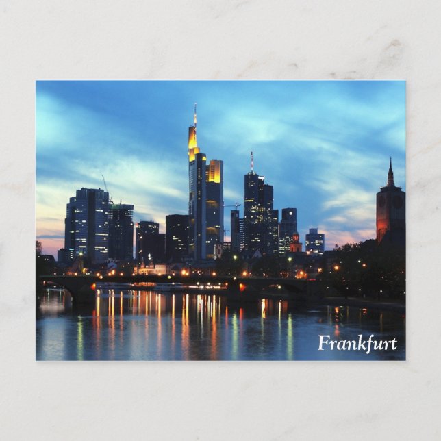 Carte Postale Francfort, Allemagne (Devant)