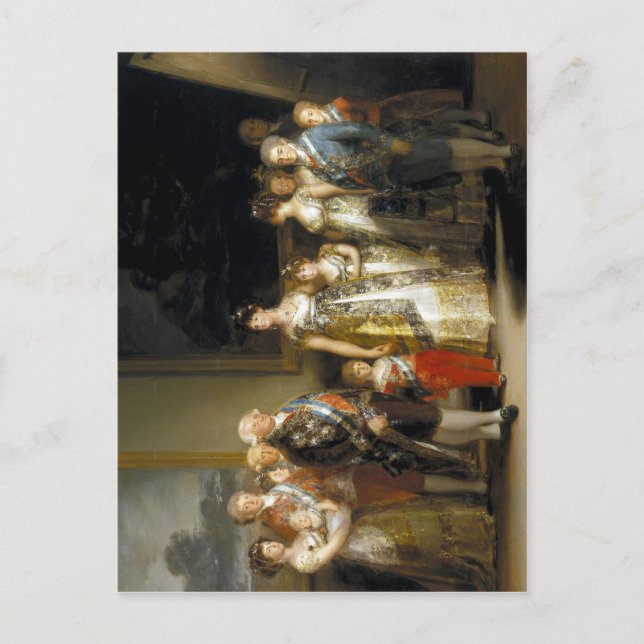 Carte Postale Francisco de Goya y Lucientes La familia de Carlos (Devant)