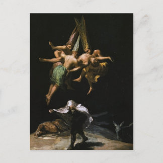 Carte Postale Francisco Goya - Sorcières dans l'air