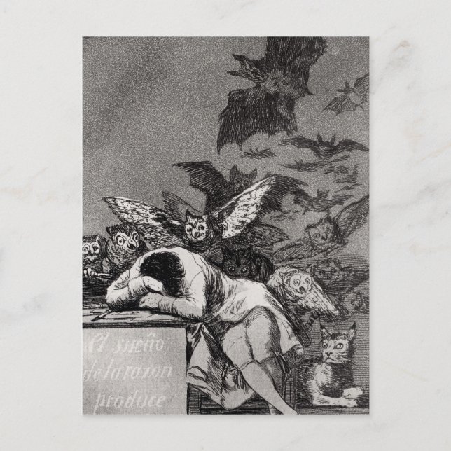 Carte Postale Francisco Jose de Goya y Lucientes | Le sommeil de (Devant)