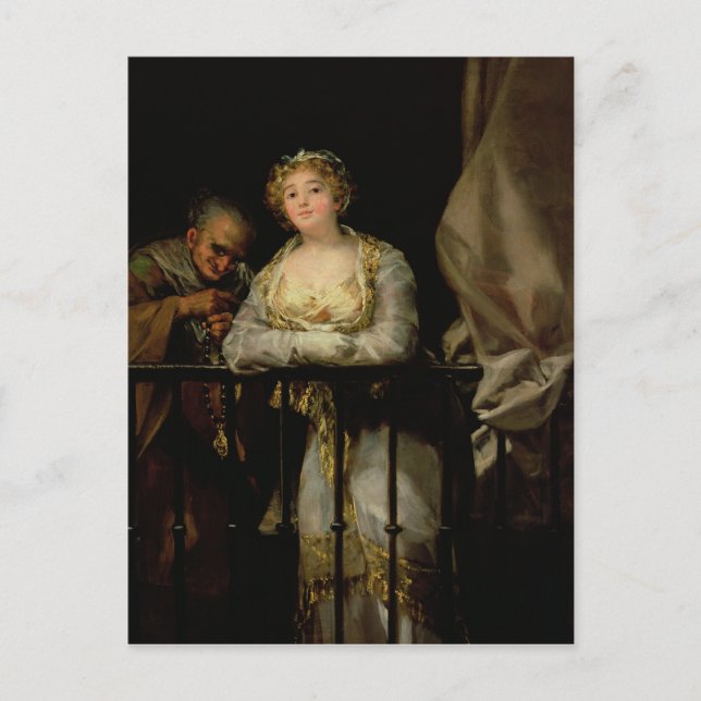 Carte Postale Francisco Jose de Goya y Lucientes | Maja et Cele (Devant)