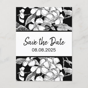 Carte Postale Frangipani Bohemian Botanical Modern Enregistrer l