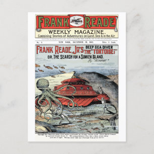 Carte Postale Frank Read Jr Futurist Sci-Fi, numéro 1-8, 1902